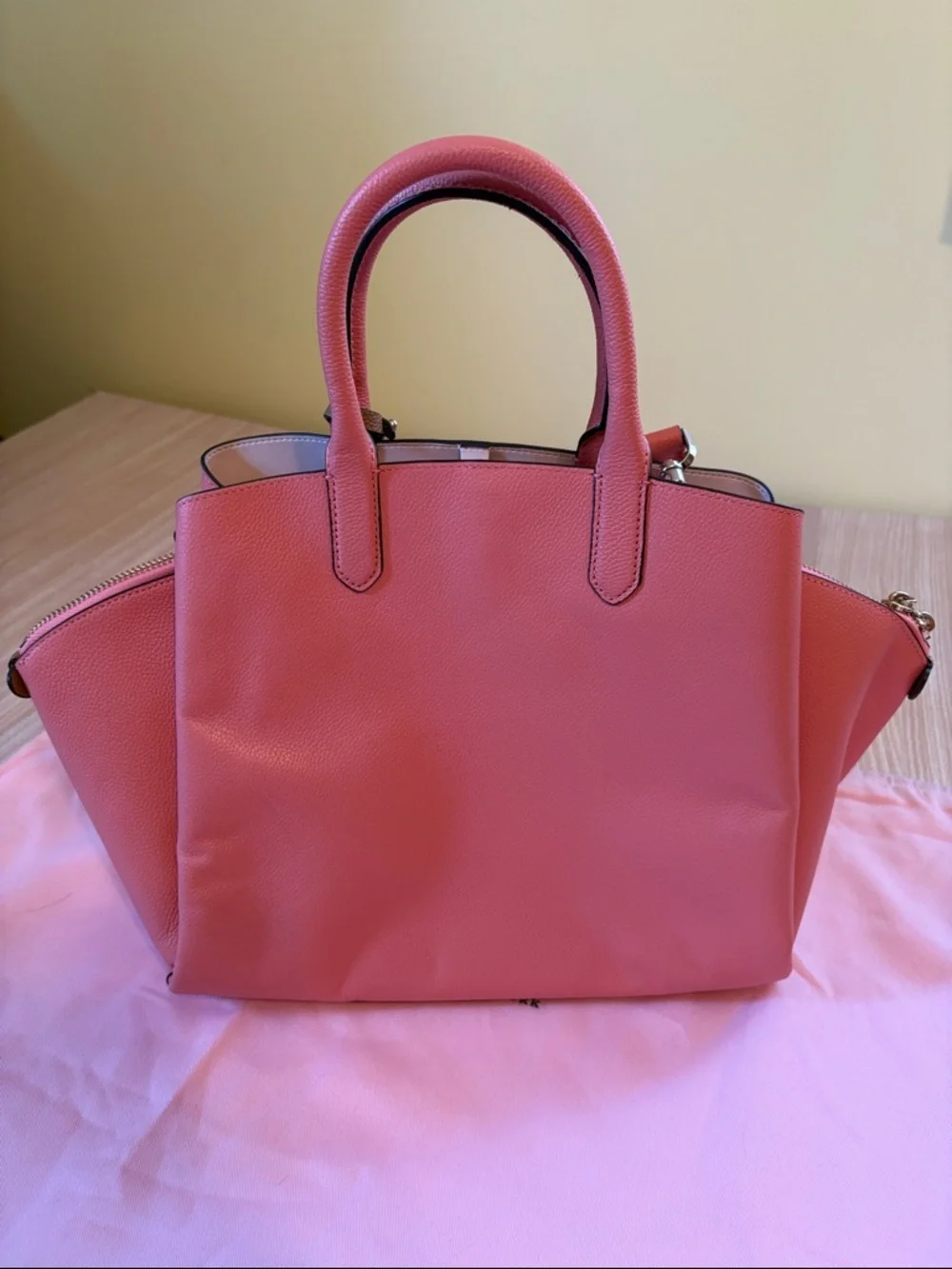 Kate Spade Avenue medium satchel garden rose K6534 NWT with storage bag
